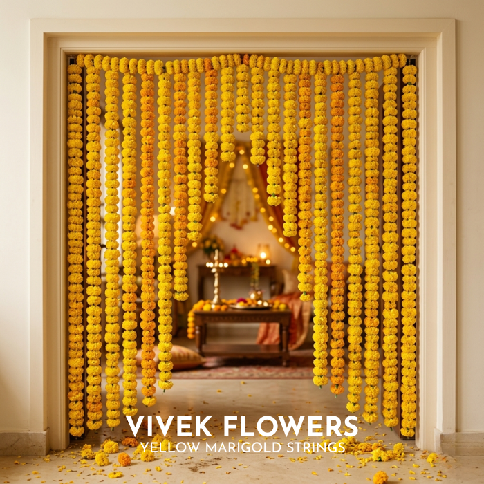 Banthipoolu / Marigolds- Yellow Strings