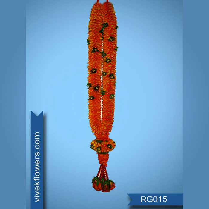 Rose Garland RG015-O-5ft